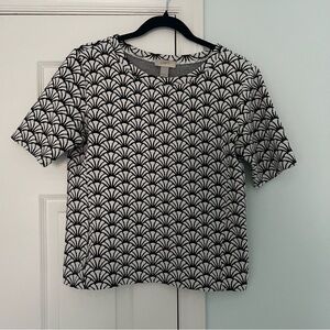 Black & White LOFT Top